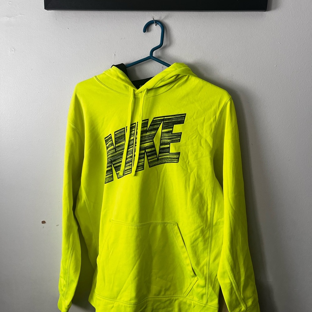 Nike Yellow Pullover Hoodie Sweatshirt